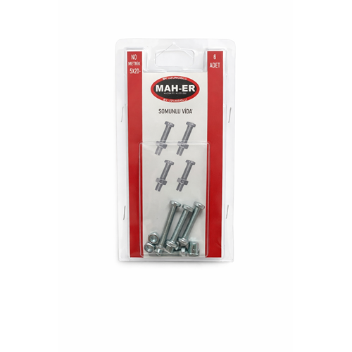 MHR-113 SOMUNLU VİDA 5X20 6AD