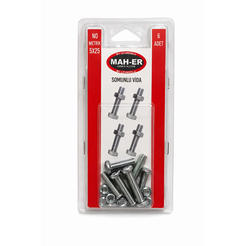 MHR-114 SOMUNLU VİDA 5X25 6AD