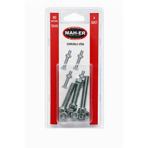 MHR-117 SOMUNLU VİDA 5X40 4AD