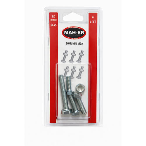 MHR-118 SOMUNLU VİDA 5X45 4AD