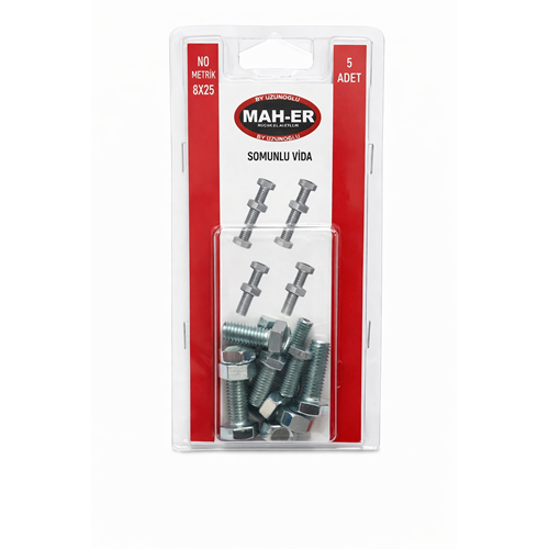 MHR-133 SOMUNLU VİDA 8X25 5AD