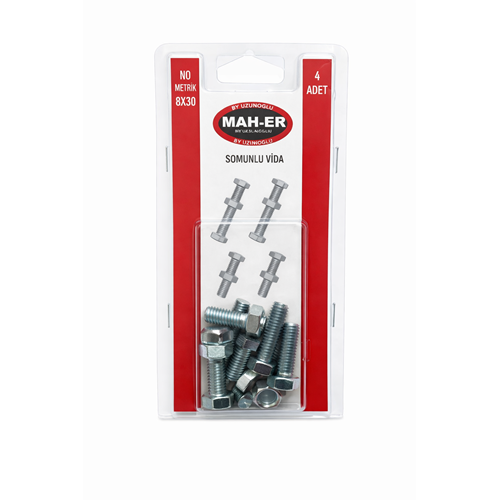 MHR-134 SOMUNLU VİDA 8X30 4AD