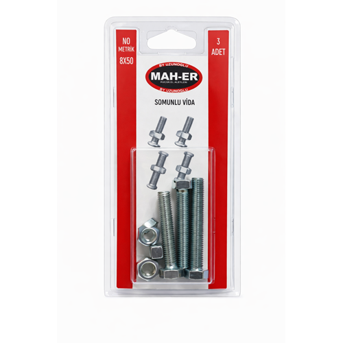 MHR-137 SOMUNLU VİDA 8X50 3AD