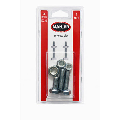 MHR-139 SOMUNLU VİDA 10X20 3AD