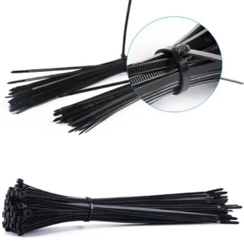 DMAX 25Lİ SİYAH CIRT KELEPÇE 3.6X250MM