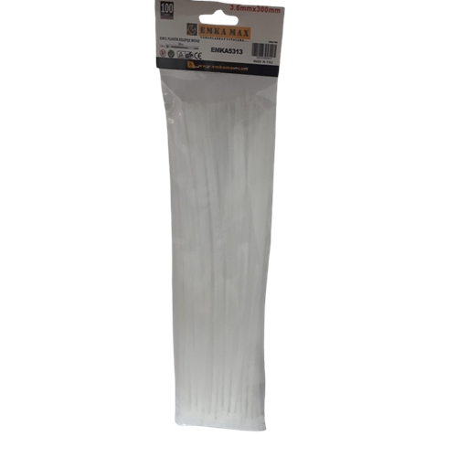 EMKA 300X3,6MM BEYAZ CIRT KELEPÇE