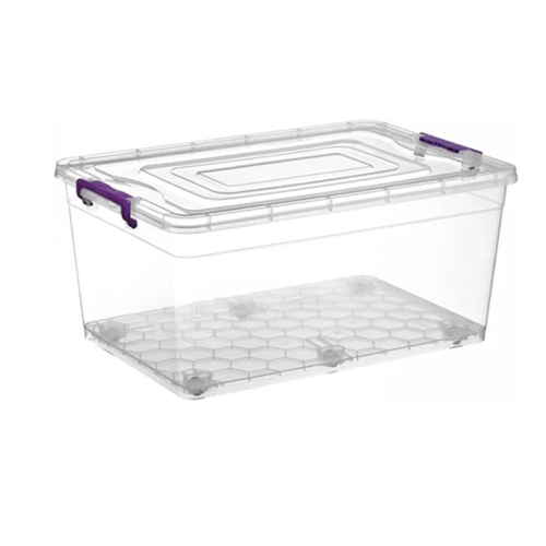 STORAGE YATAY KİLİTLİ HOBİ BOX TEKERLEKLİ SAKLAMA KABI 40LT