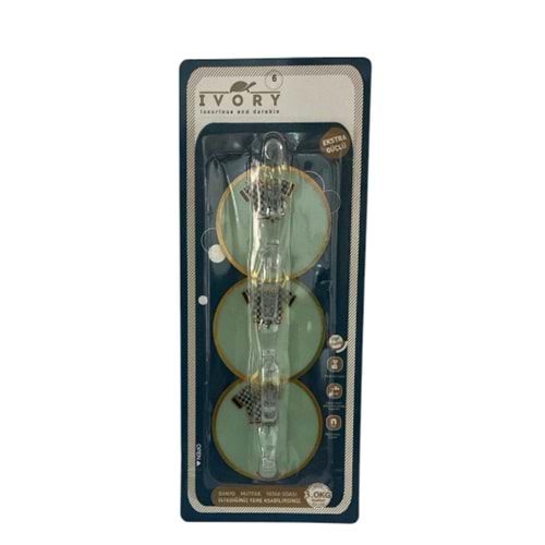 IVORY 3LÜ YAPIŞKANLI ASKI