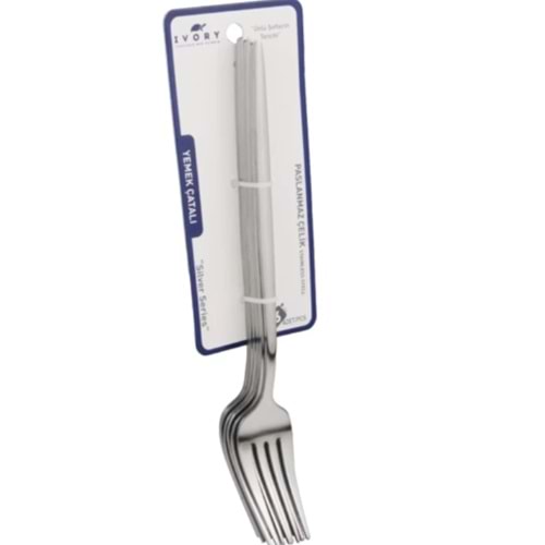 IVORY 6 LI YEMEK ÇATALI GÜMÜŞ