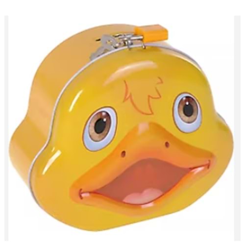 KSMART KİLİTLİ METAL ÖRDEK KUMBARA