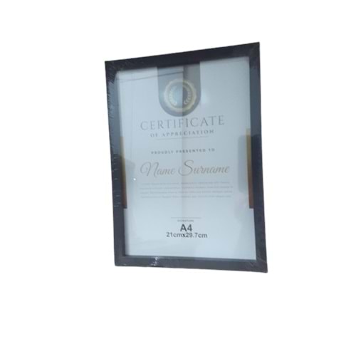 KRD AHŞAP GÖRÜNÜMLÜ 21X29.7 A4 RESİM ÇERÇEVESİ