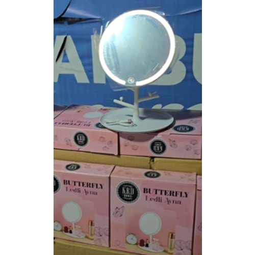 KRD BUTTERFLY LEDLİ AYNA