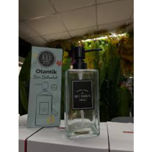 KRD HOME OTANTİK CAM SIVI SABUNLUK 400ML