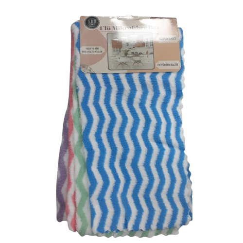 KRD HOME 4LÜ MİKROFİBER BEZ 30X30CM BX12