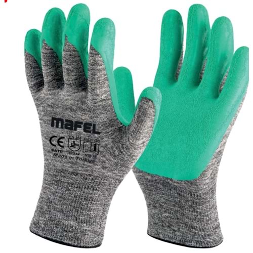 MAFEL LATEX CAMCI ELDİVENİ YEŞİL BX12
