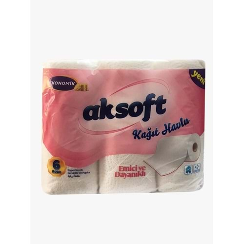 AKSOFT EKONOMİK KAĞIT HAVLU 6LI KL4