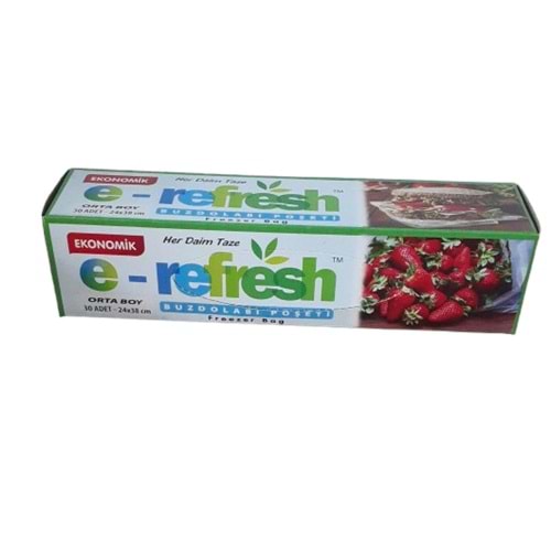 FRESH ORTA BOY DÜZ BUZDOLABI POŞETİ KL50