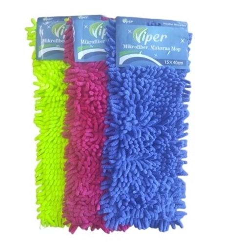 VİPER MİKROFİBER MAKARNA MOP YEDEĞİ 40CM BX12