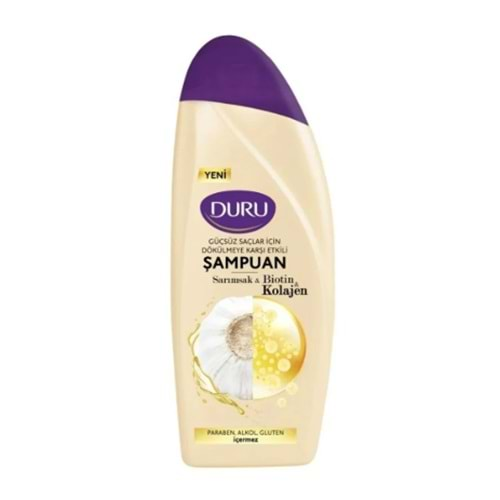 DURU ŞAMPUAN SARIMSAK+BİOTİN&KOLEJEN 500ML