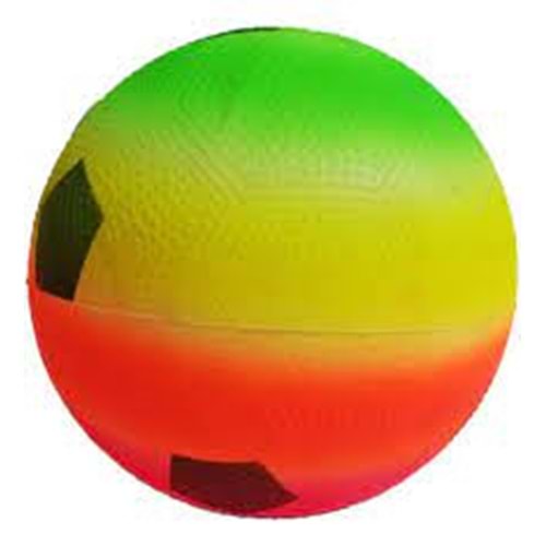 GÖKKUŞAĞI DESENLİ PLASTİK TOP