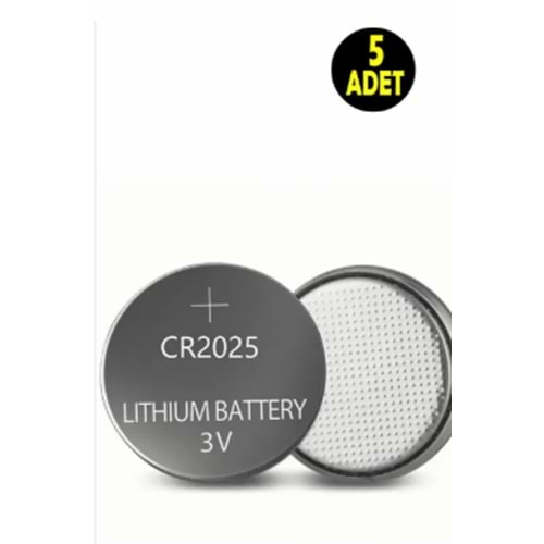 ATC CR2025 5Lİ LİTYUM PARA PİL BX20