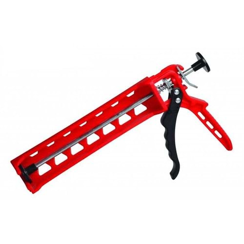 KERVAN PLASTİK SİLİKON TABANCASI İNCE KIRMIZI