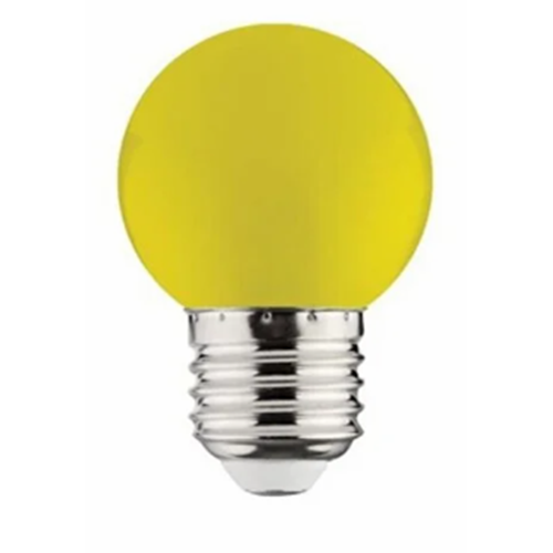BONAS RENKLİ YUVARLAK GECE AMPULÜ SARI BX10