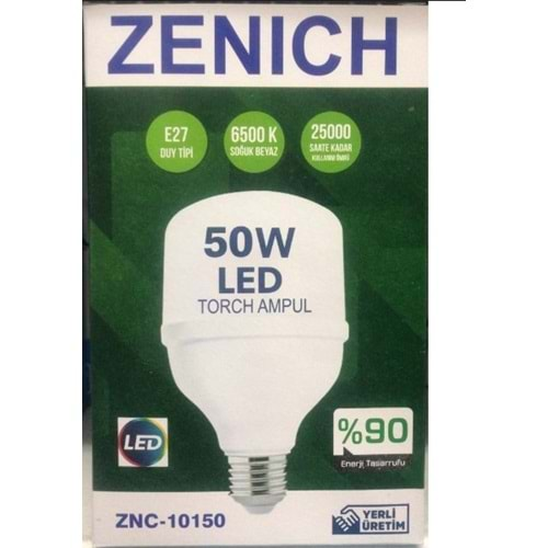 ZENICH 50W LED E27 DUY TORCH AMPUL