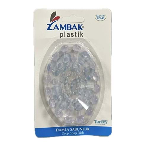 ZAMBAK DAMLA SİLİKON SABUNLUK KL100
