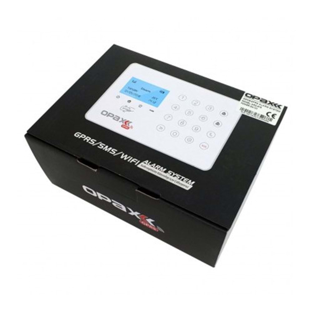 OPAX ARD-575 GPRS I GSM I WIFI KABLOLU & KABLOSUZ DOKUNMATİK ALARM SİSTEMİ (1 YIL AHM ÜCRETSİZ)