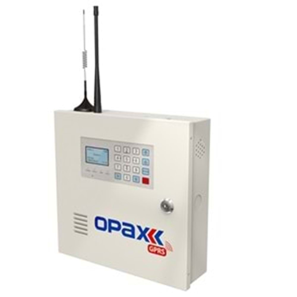 OPAX-2646-4G KABLOLU I KABLOSUZ 4G GPRS ALARM PANELİ ( 1 YIL AHM ÜCRETSİZ )