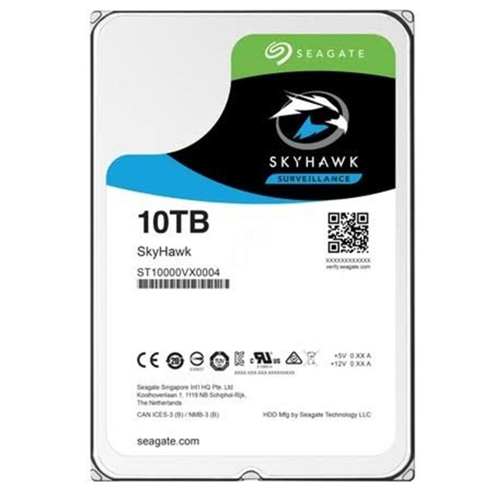 10 TB SEAGATE SKYHAWK 7/24 HARDDISK