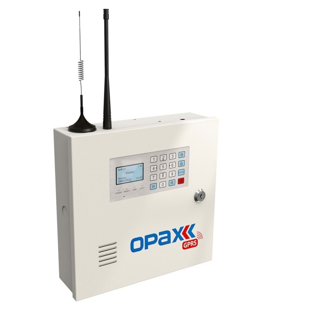 OPAX-2646 KABLOLU I KABLOSUZ GPRS ALARM PANELİ