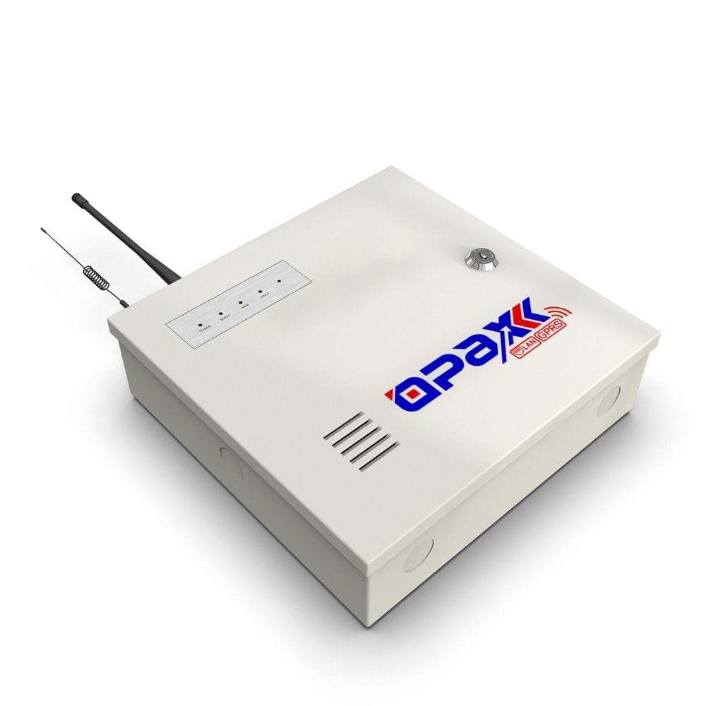 OPAX-2747 GPRS/LAN KABLOLU & KABLOSUZ KEYPADLİ ALARM PANELİ (1 YIL AHM ÜCRETSİZ)