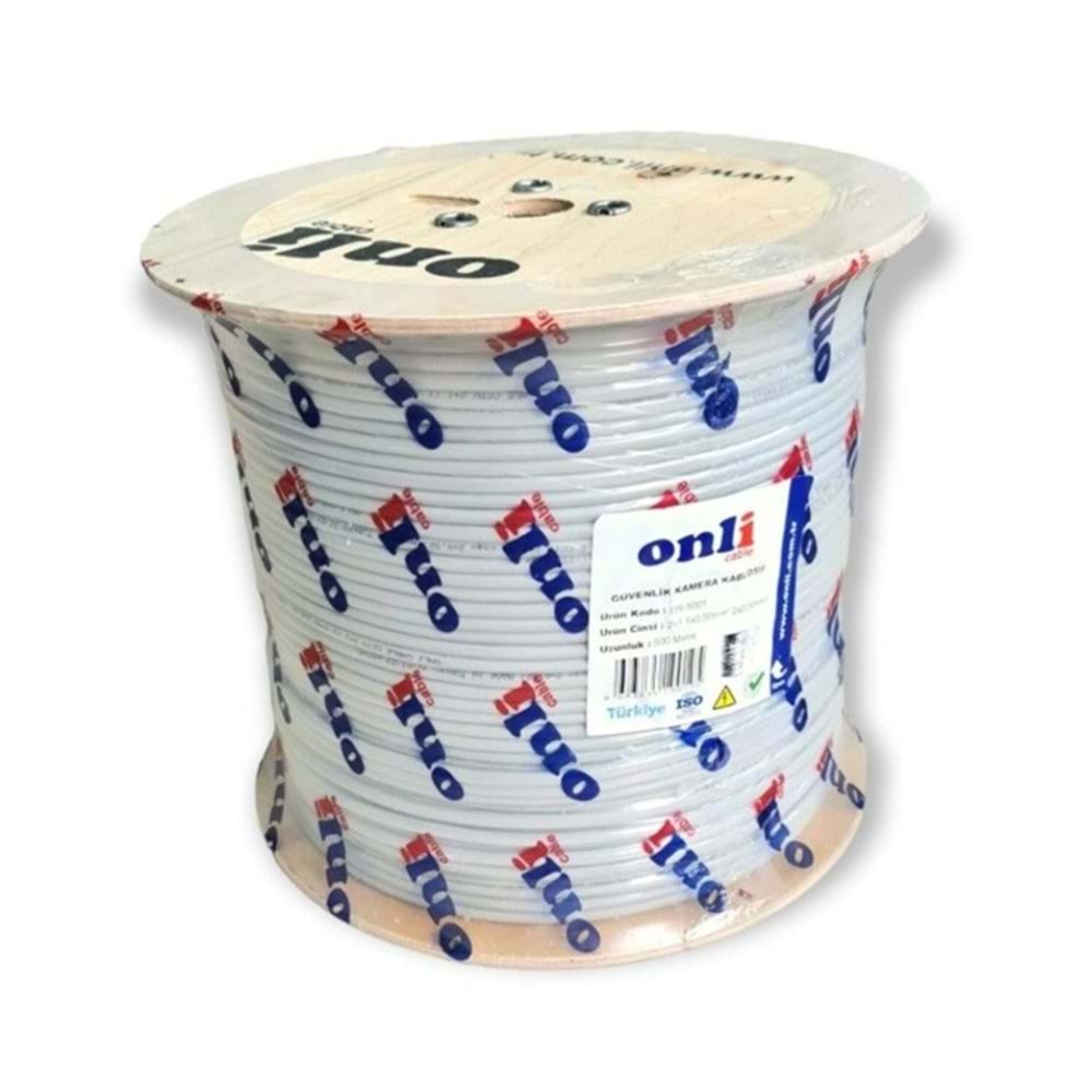 ONLİ 2+1 0.50 MM 500 METRE CCTV DIŞ MEKAN KAMERA KABLOSU