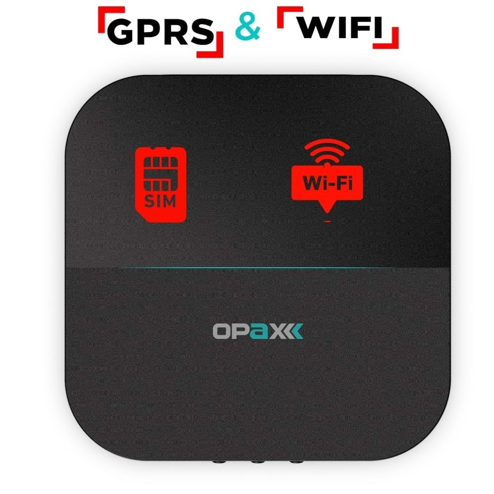 OPAX-W20 GPRS WIFI NETWORK ALARM SİSTEMİ (1 YIL AHM ÜCRETSİZ)