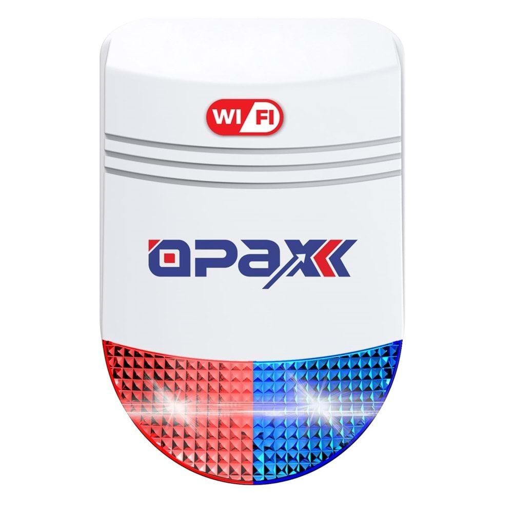 OPAX BGR-12 WIFI KABLOSUZ SİREN ALARM SİSTEMİ MOBİL UYGULAMALI (1 YIL AHM ÜCRETSİZ)