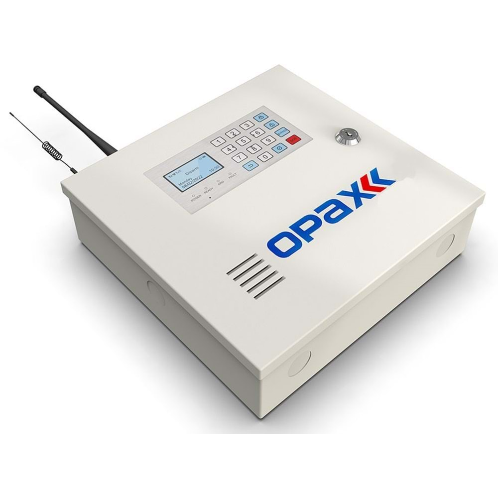 OPAX-2545LAN PSTN & LAN NETWORK KABLOLU & KABLOSUZ ALARM PANELİ (1 YIL AHM ÜCRETSİZ)