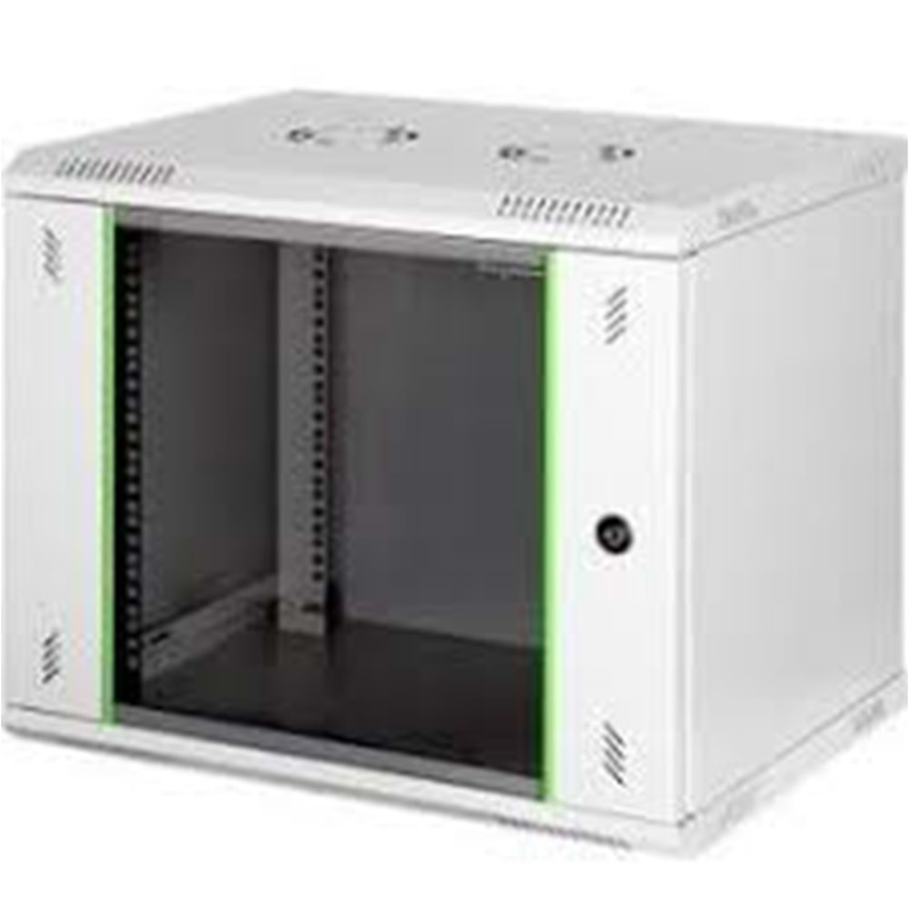 LANDE LN-PRB-09U6045-LG-A 9U 60X45 Duvar Tip Boş Beyaz Kabinet
