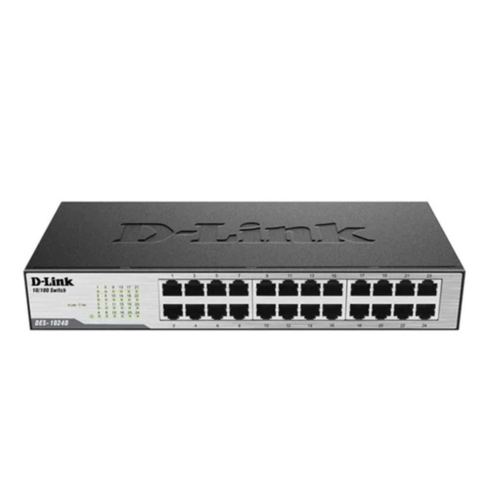 D-LINK DES-1024D 24 PORT 10/100 METAL KASA SWITCH