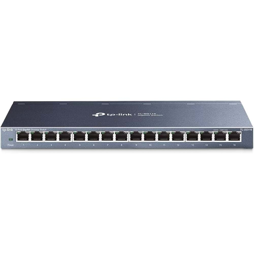 TP-LINK TL-SG116 16 PORT 10/100/1000 YONETILEMEZ SWITCH