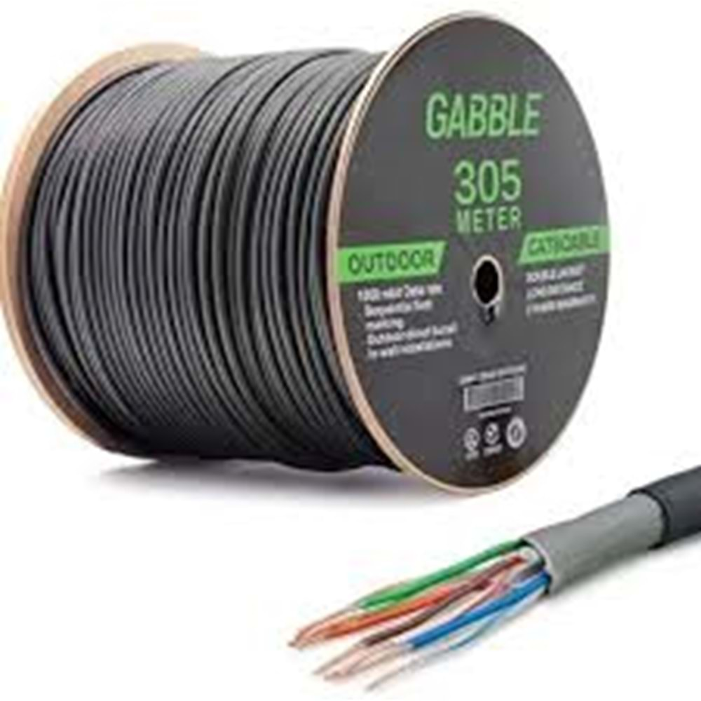 GABBLE CDK305 METRE DIŞ ORTAM 0.60 MM CAT 6 OUTDOOR