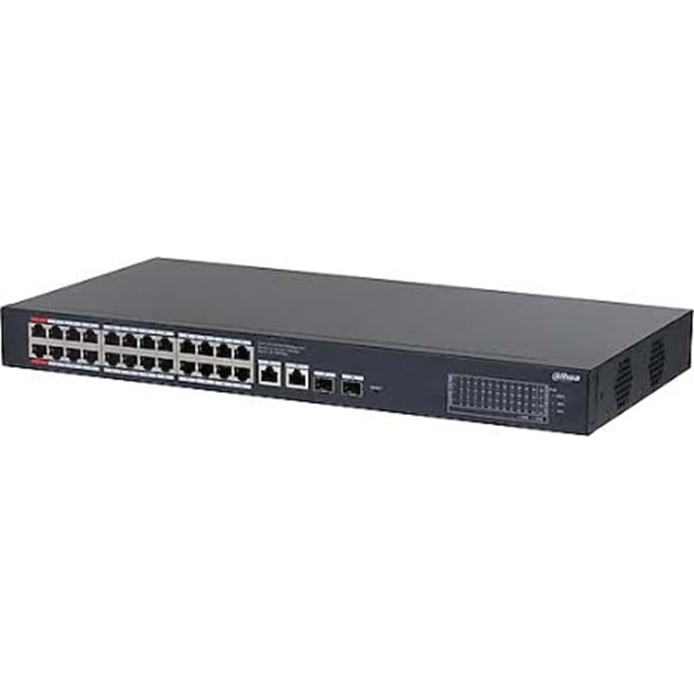 DAHUA CS4228-24GT-375 28 PORT 10/100/1000 24xPOE 375W +2SFP YONETILEBILIR SWITCH