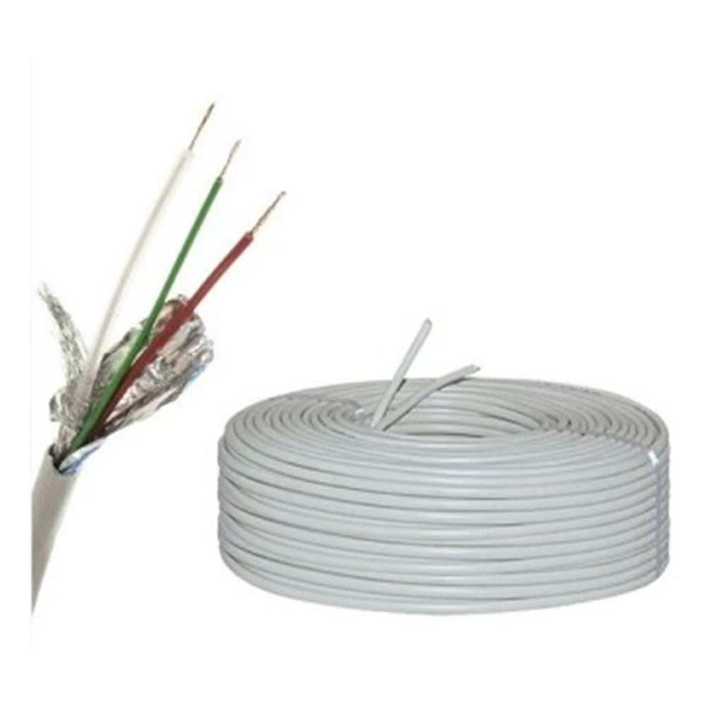 ONCAP 2+1 1x0,50mm Mini Coax 2x0,50mm (CCA/ECO) 250'LİK KAMERA KABLO - CABLE