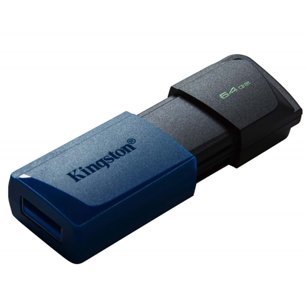 64 GB USB 3.2 KINGSTON DATA TRAVELER EXODIA M SIYAH/MAVI (DTXM/64GB)