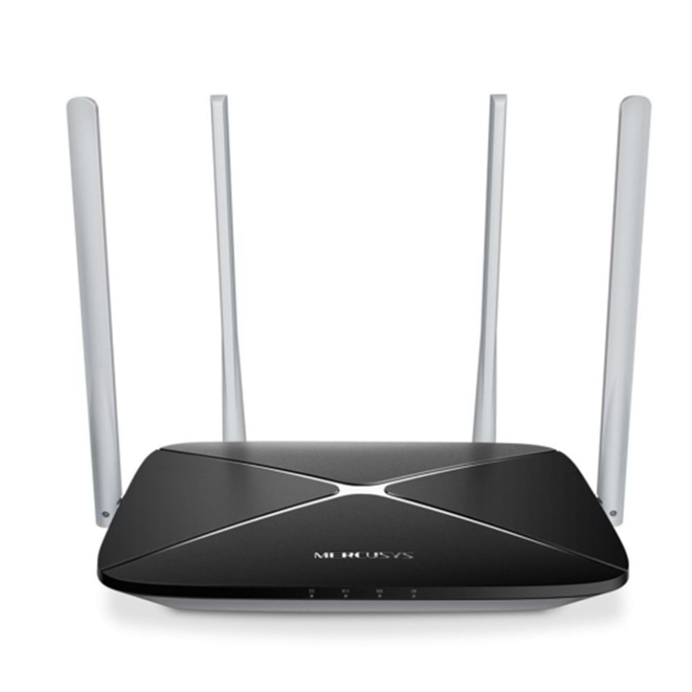 MERCUSYS AC12 AC1200 4 PORT 10/100 4x5dBI 300MBPS KABLOSUZ ROUTER