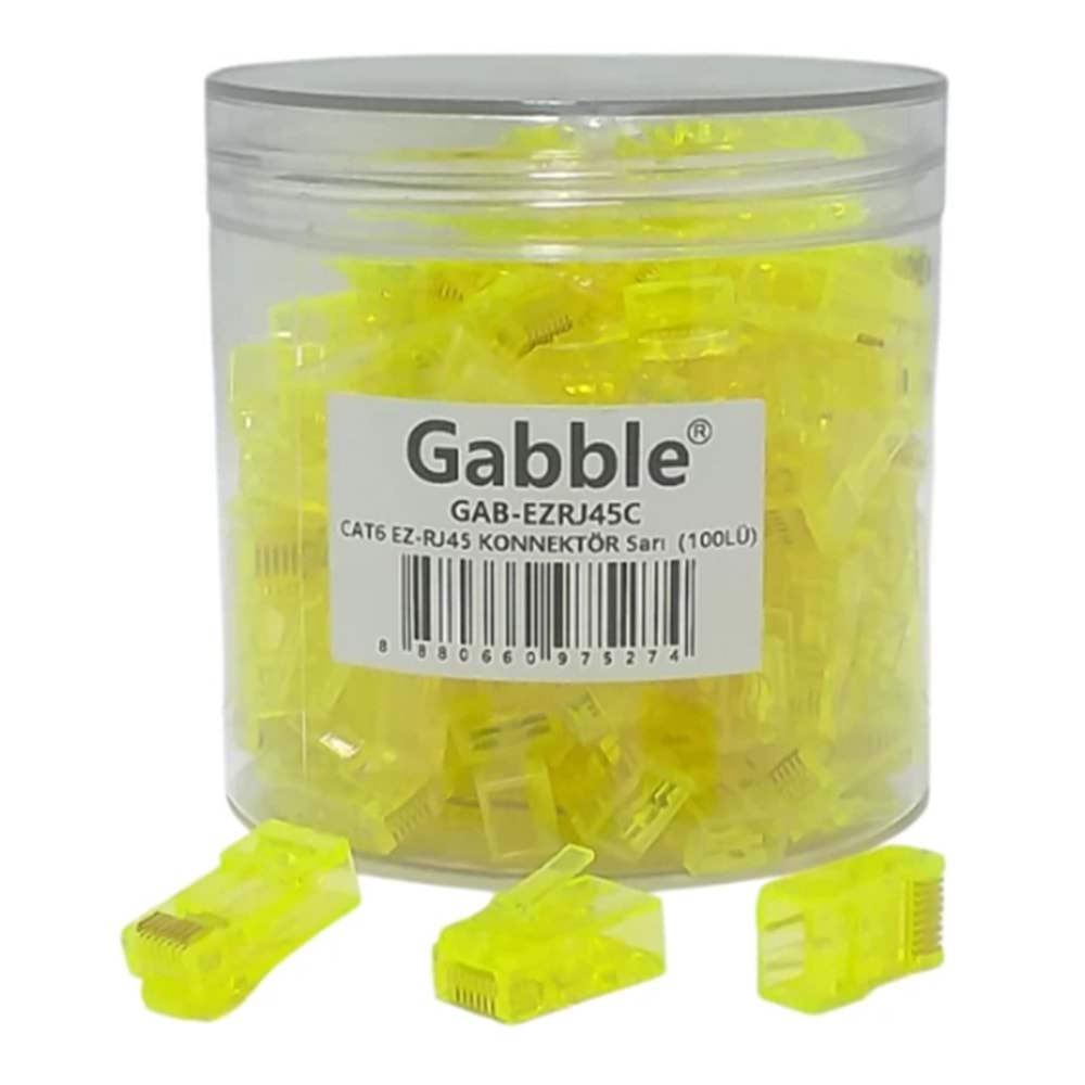 GABBLE RENKLİ EZRJ45C EZ-RJ45 KONNEKTÖR