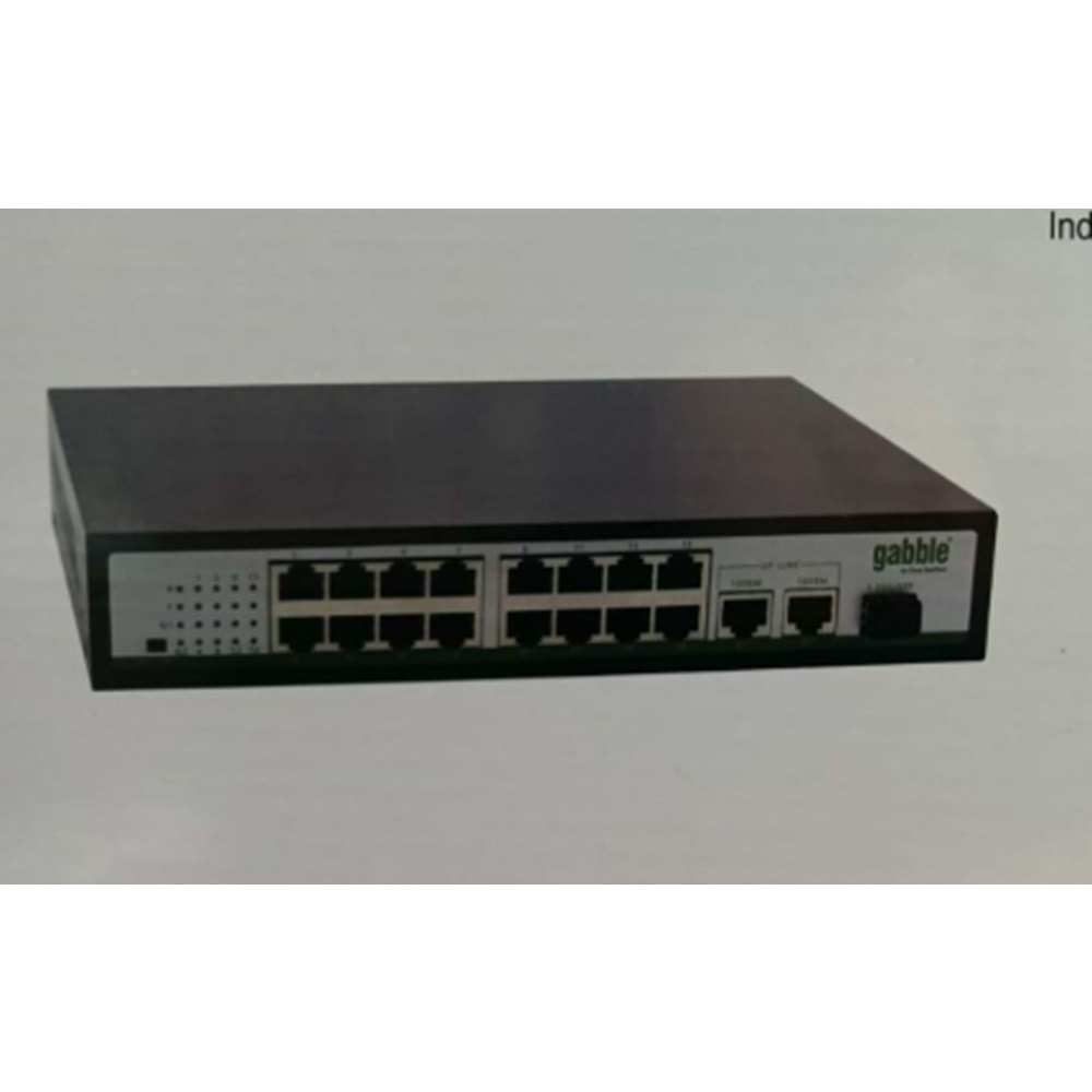 GABBLE P-162MGS 16 PORT 10/100 POE SWICH