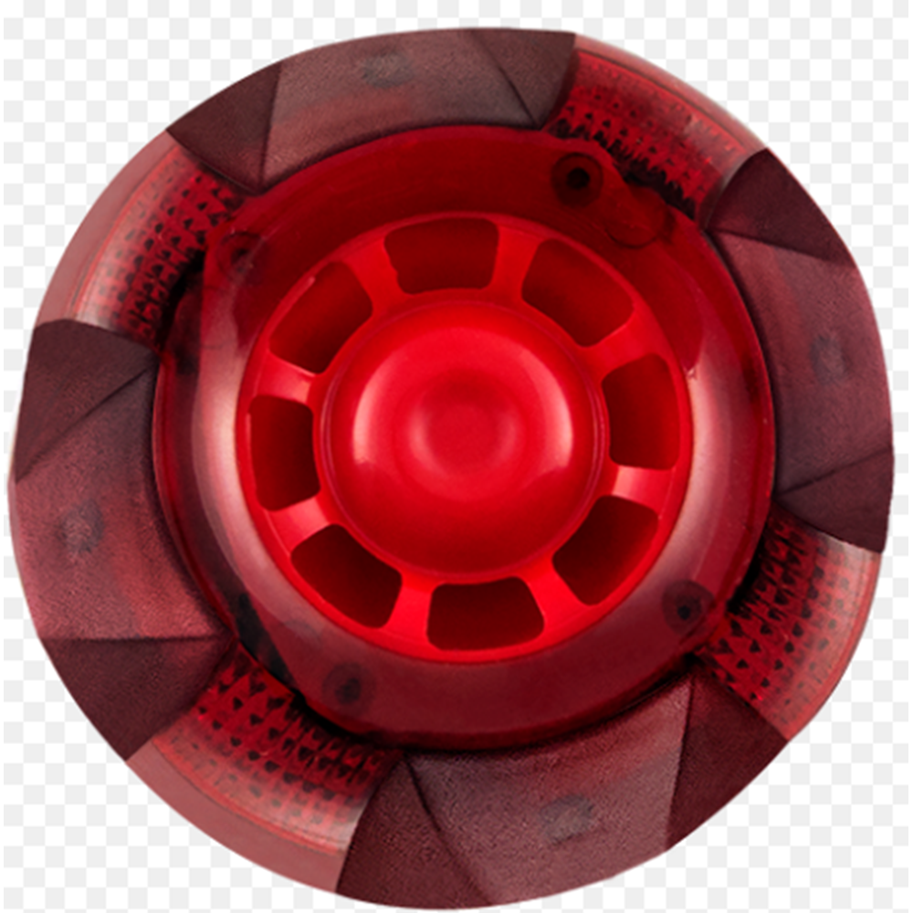 CODESEC SA340 Adresli Loop Beslemeli Flaşörlü Yangın Sireni Şeffaf