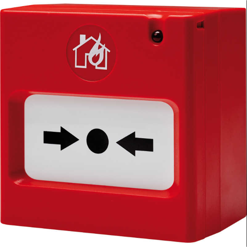 CODESEC CP312 Adresli Resetlenebilir Yangın Butonu+BK-01 Koruyucu Kapak